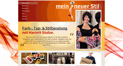 Desktop Screenshot of meinneuerstil.com