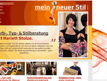 Tablet Screenshot of meinneuerstil.com